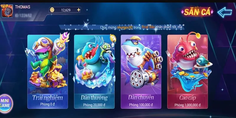 Tham gia bắn cá đổi thưởng kiếm tiền online tại Iwin Club